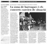 Fitxer PDF de 392208 bytes - La zona de barraques i els concerts canvien de situaci